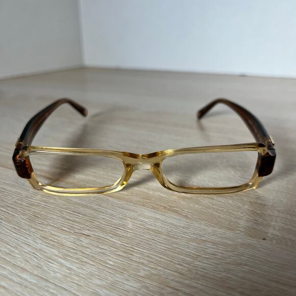 Chanel 3064-B c.756 Eyeglasses Translucent Beige Brown Frames 51-17-135 Italy - Picture 2 of 12